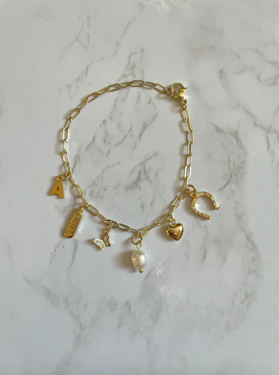 PRE-ORDER: Customizable Lindsey Charm Bracelet