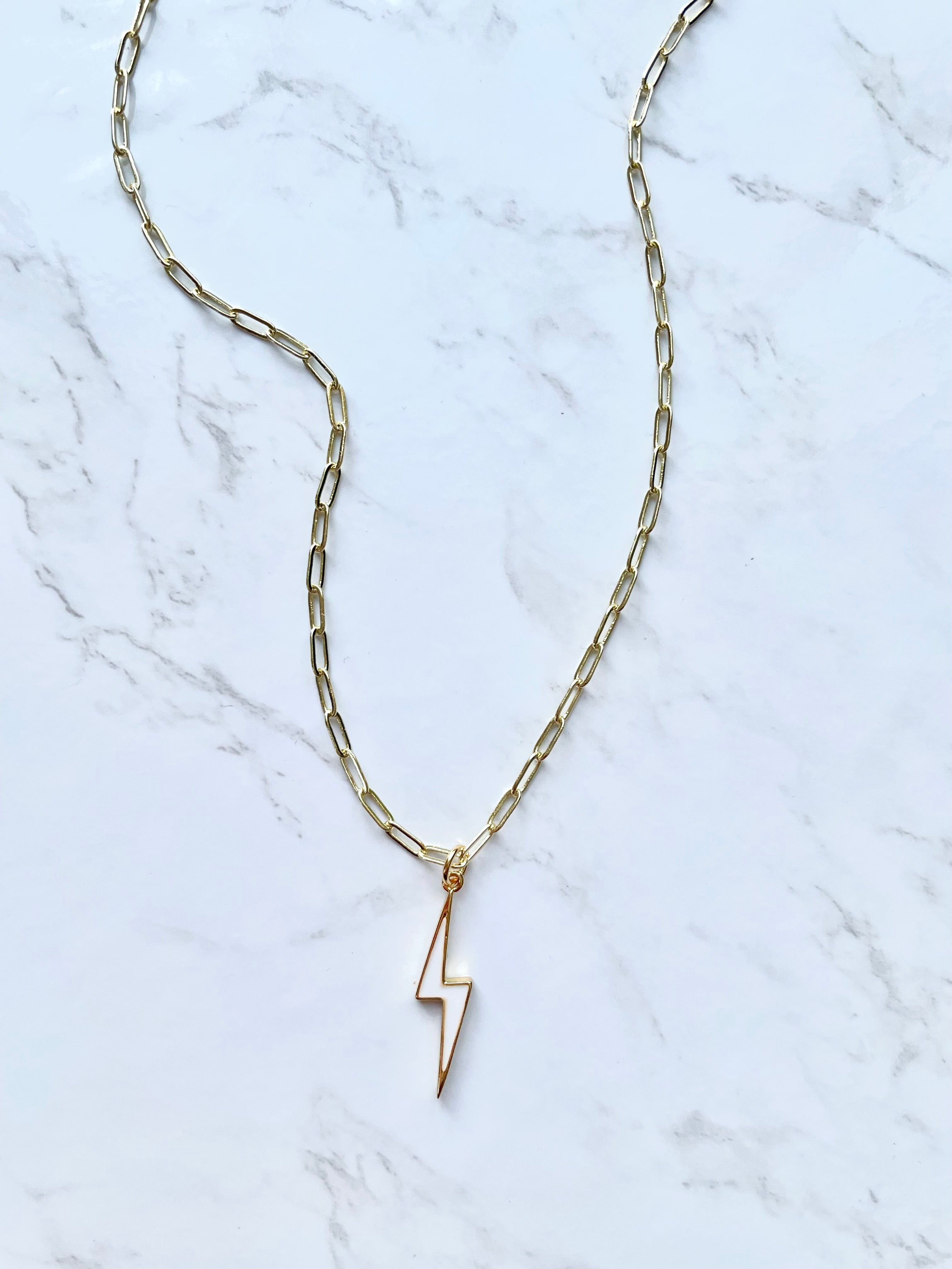 bolt necklace