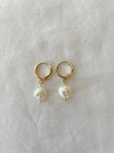 pearl hoops